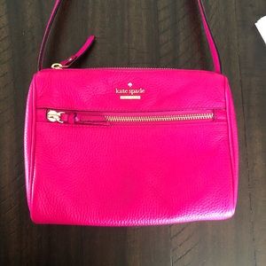 Kate Spade Hot Pink Crossbody (like new)